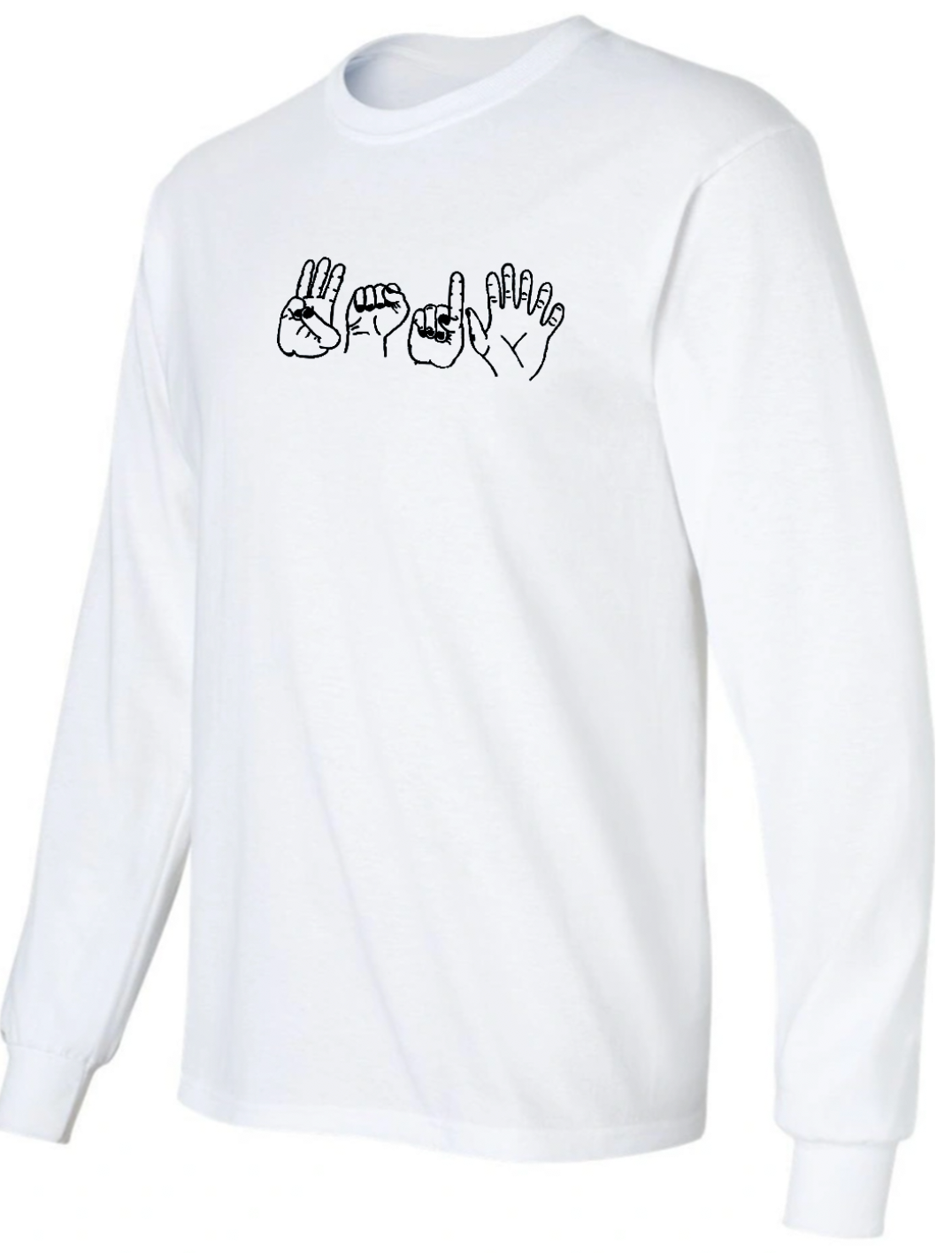 3016 Hands Long sleeve