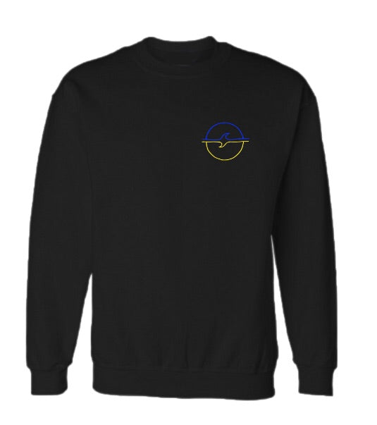 Making Waves Hoodless Crewneck Jumper