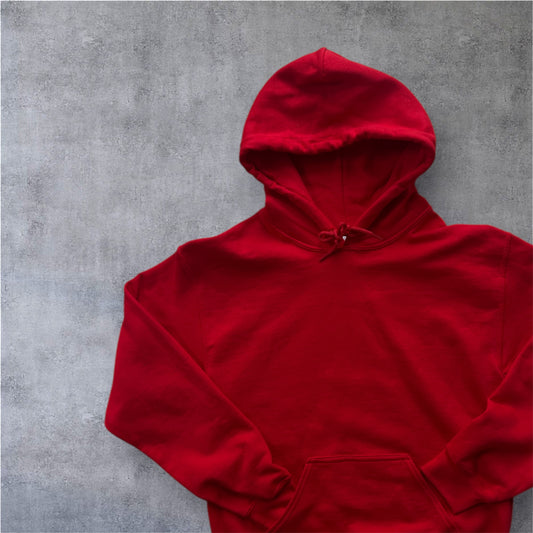 Blank Red Hoodie