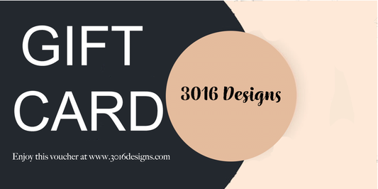 3016 Designs Gift Card