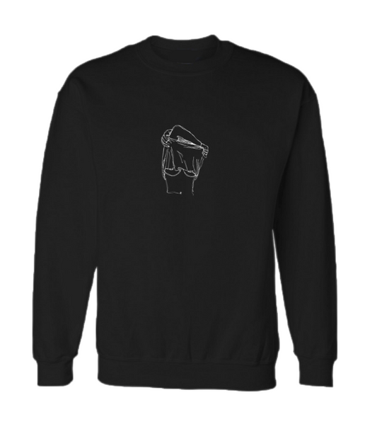 Provocative crew neck jumper (Hoodless)