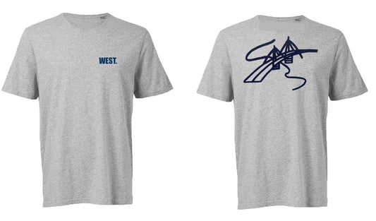 WEST. tee